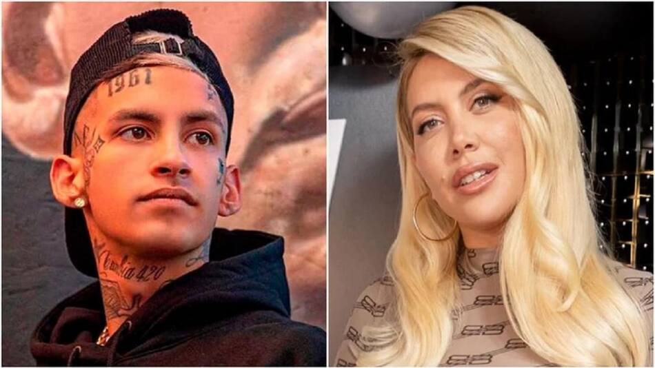 Wanda Nara y L-Gante.