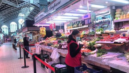 Mercado Central durante la cuarentena