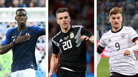 Paul Pogba, Giovani Lo Celso y Timo Werner se perderán el Mundial de Qatar 2022. Foto: Reuters.