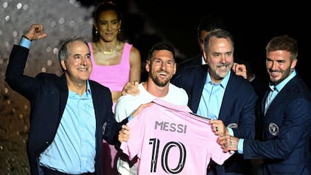 La presentación de Lionel Messi en Inter Miami. Foto: Twitter @LuisOmarTapia.