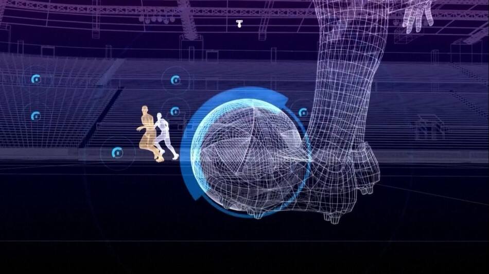 Nueva tecnología del VAR. Foto: Reuters.