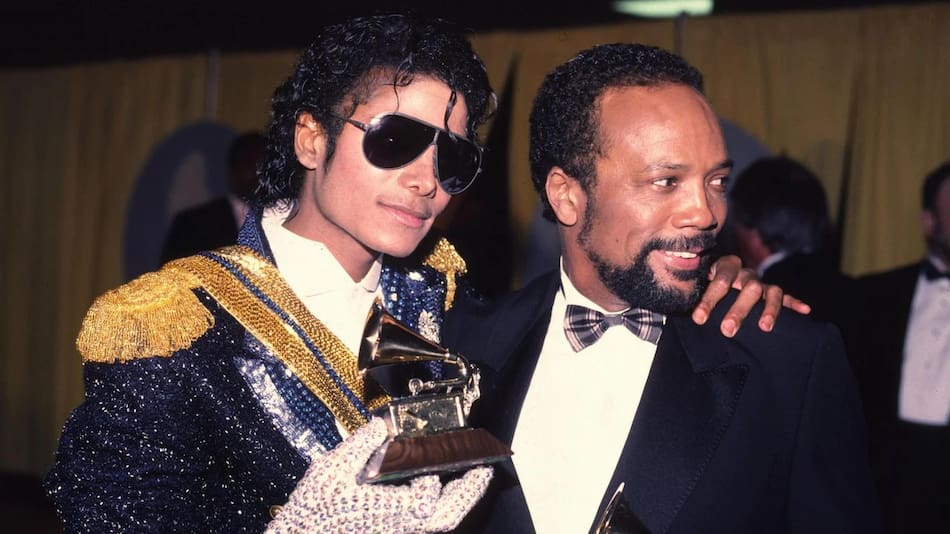 Quincy Jones y Michael Jackson. Foto: NA.