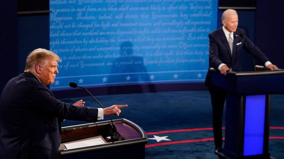 Donald Trump y Joe Biden. Foto: EFE
