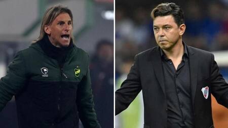 Sebastián Beccacece y Marcelo Gallardo.