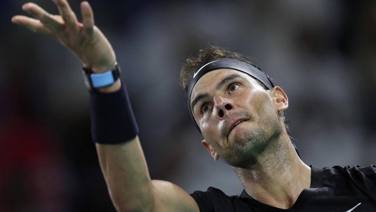 Rafael Nadal, torneo en Abu Dhabi. EFE