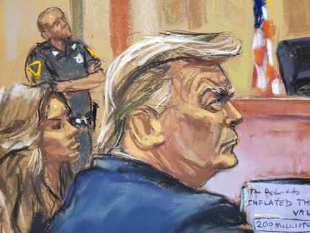 Comenzó el juicio por fraude civil contra Trump. Foto: Reuters.