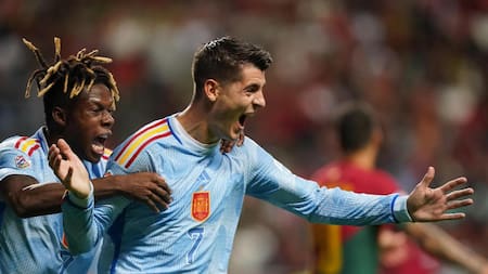 UEFA Nations League, Portugal vs. España. Foto: EFE.