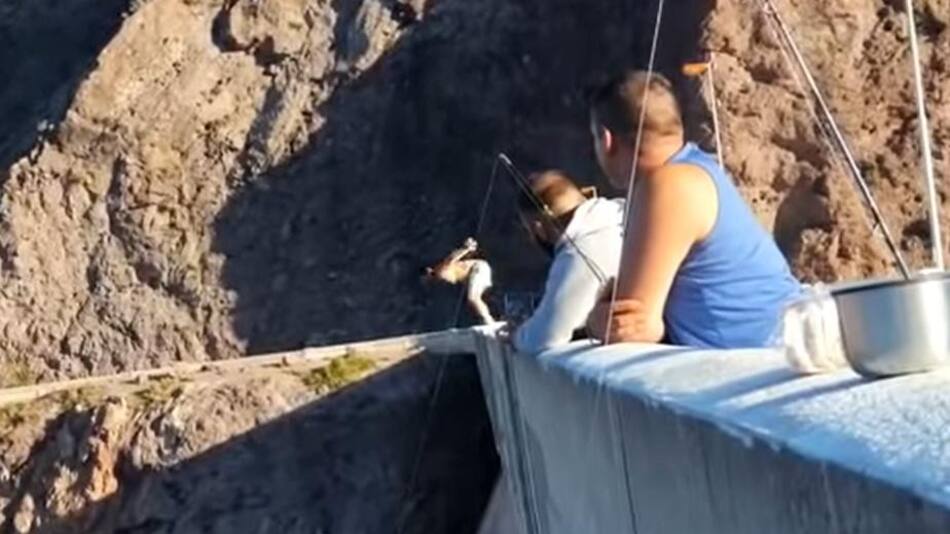 Hombre alcoholizado se tiró desde un dique en Mendoza, quedó en estado grave