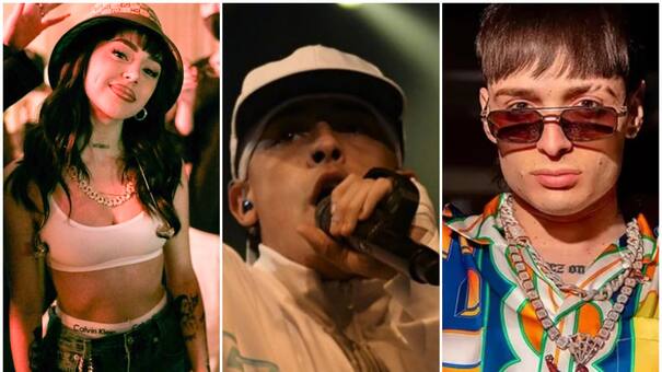 El guiño de Trueno en pleno show al escándalo entre Peso Pluma y Nicki Nicole: "Agradezco a las personas que son fieles"