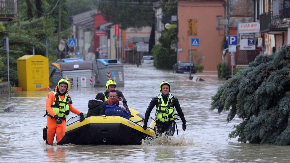"Fue como un nuevo terremoto": los videos de las tremendas consecuencias de las inundaciones en Italia