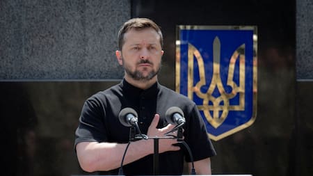 Volodimir Zelenski, presidente de Ucrania. Foto: Reuters.