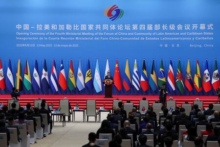 Xi Jinping en su discurso de apertura de la IV Reunión de Ministros China-Celac. Foto: Reuters/Florence Lo.