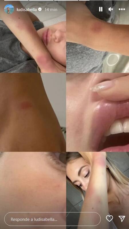 La pareja de Lautaro Acosta lo denunció por violencia de género. Foto: Instagram Ludmila Isabella