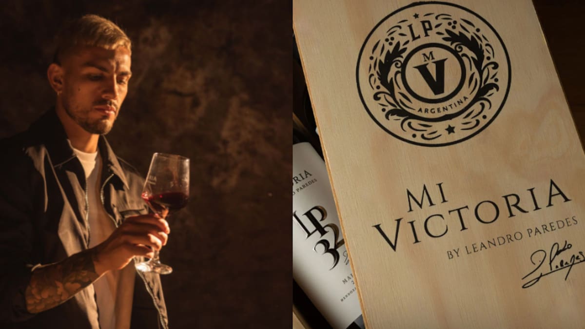 “Mi Victoria”, la línea de vinos premium de Leandro Paredes: cuánto sale una botella y qué historia hay detrás de cada etiqueta