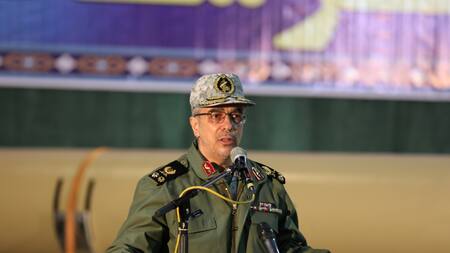 Mohammad Bagheri, jefe del Estado Mayor de las Fuerzas Armadas de Irán. Foto: Reuters.