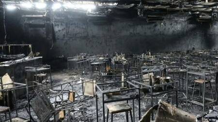 Incendio en Tailandia. Foto: NA.