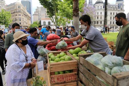 Frutas y verduras. Foto: NA