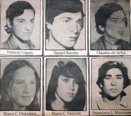 Secuestrados en la noche de los lápices. Foto: Télam.