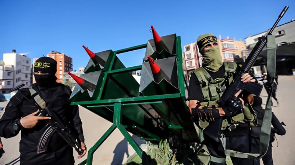 Militantes del grupo Yihad Palestina. Foto: Reuters.
