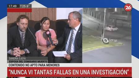 Tiroteo entre policías: Sandra Ojefa, Canal 26