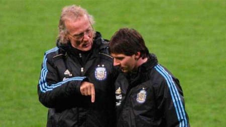 Fernando Signorini y Lionel Messi