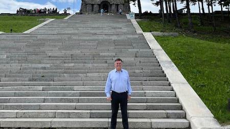 Alfredo Atanasof, embajador argentino en Bulgaria. Foto: Instagram.