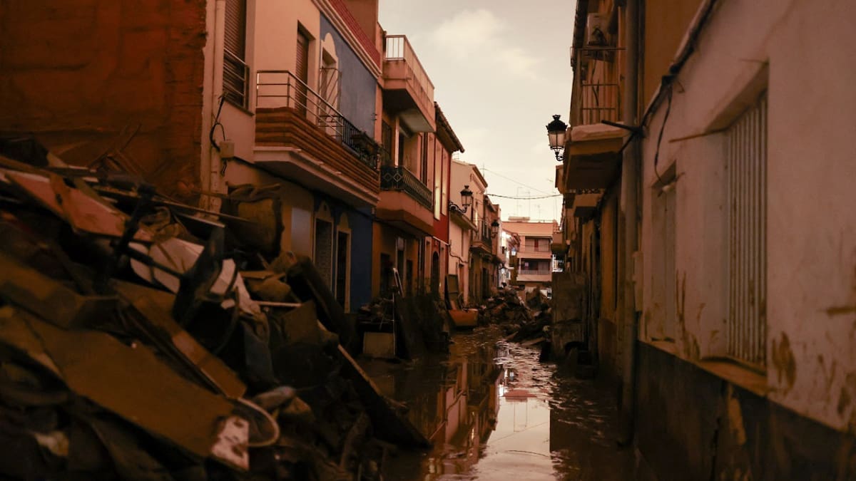 Inundaciones en Valencia, España. Foto: Reuters.