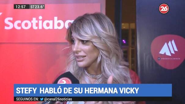 Stefy Xipolitakis: "Si Vicky estuviera mal con su pareja, yo no estaría acá"