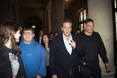 Sergio Massa en el Nacional Buenos Aires. Foto: Télam