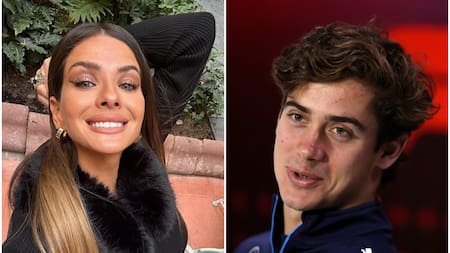 China Suárez y Franco Colapinto. Fotos: Instagram - Reuters.