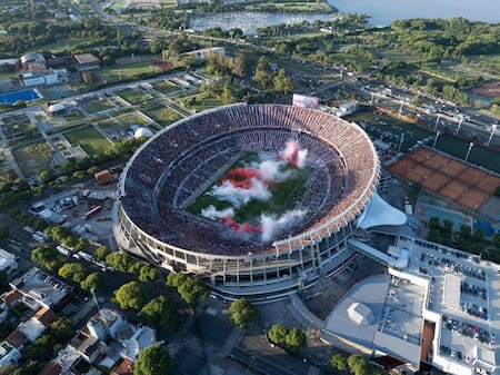 Estadio Más Monumental, de River Plate. Foto: X @RiverPlate.