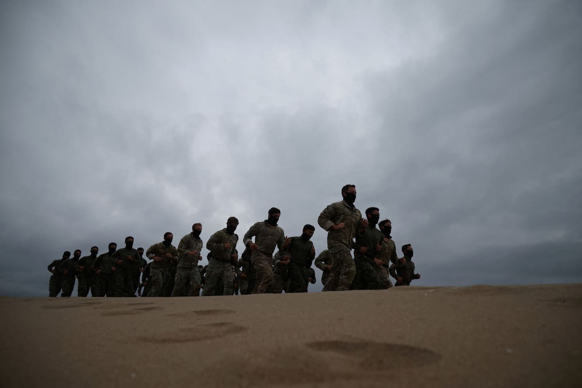 Ejercicios en conjunto de fuerzas de Estados Unidos y Corea del Sur. Foto: Reuters.