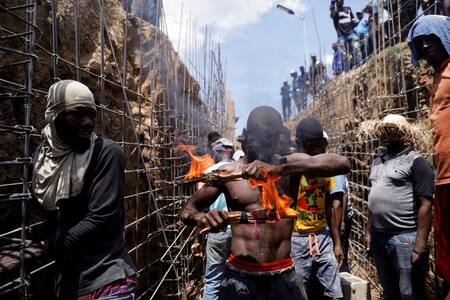 Violencia en la frontera entre Haití y República Dominicana. Foto: Reuters.