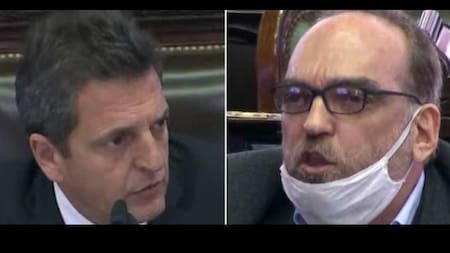 Sergio Massa y Fernando Iglesias, disputa en sesión Diputados