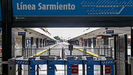 Paro en el Tren Sarmiento (NA)