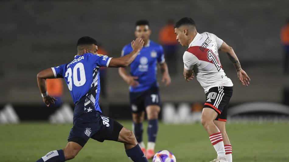 River vs. Talleres en el Monumental. Foto: Télam.
