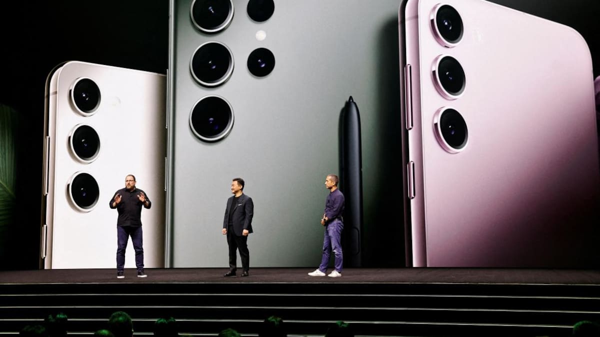 Presentación de los Samsung Galaxy S23. Foto: Reuters.