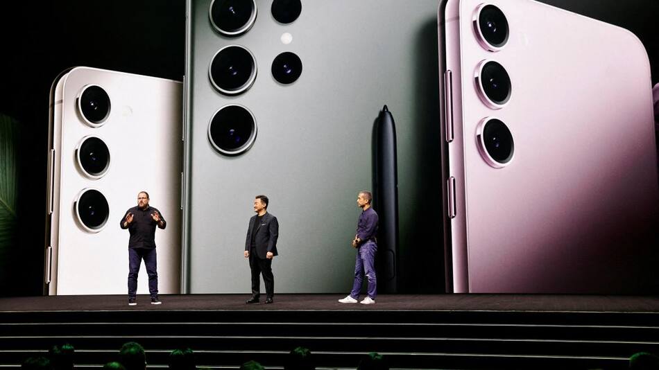 Presentación de los Samsung Galaxy S23. Foto: Reuters.