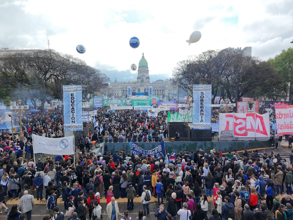 Marcha Federal Universitaria del jueves 15 de octubre