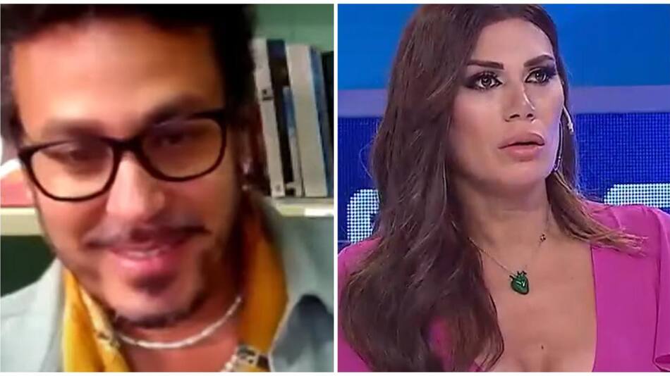Mientras estaban en entrevista, el Servicio Penitenciario cortó la llamada. Fotos: captura de video.