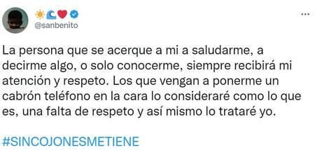 La respuesta de Bad Bunny. Foto: Twitter.