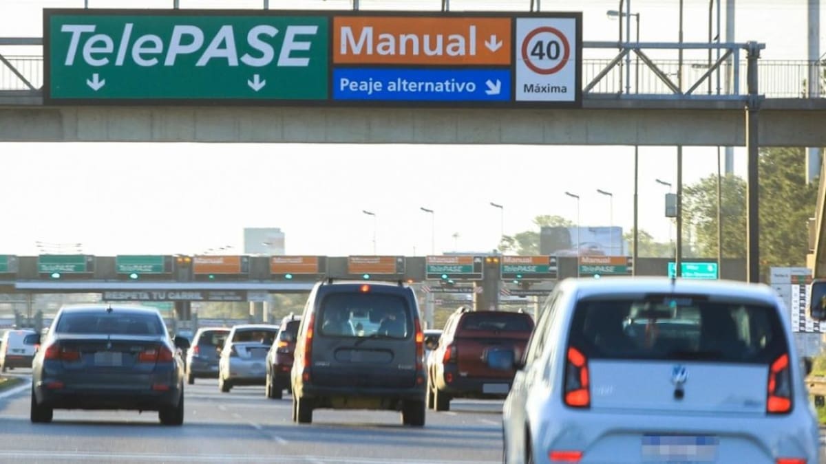 El Gobierno oficializó nuevas tarifas para los accesos a la Ciudad de Buenos Aires y confirmó que pagar en efectivo o sin TelePASE será mucho más caro que usar el sistema electrónico. Foto: Archivo.