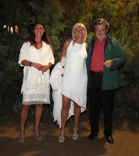 Fiesta de HSBC - Rafaela y Teresa Castaldo junto a Miguel Schapire