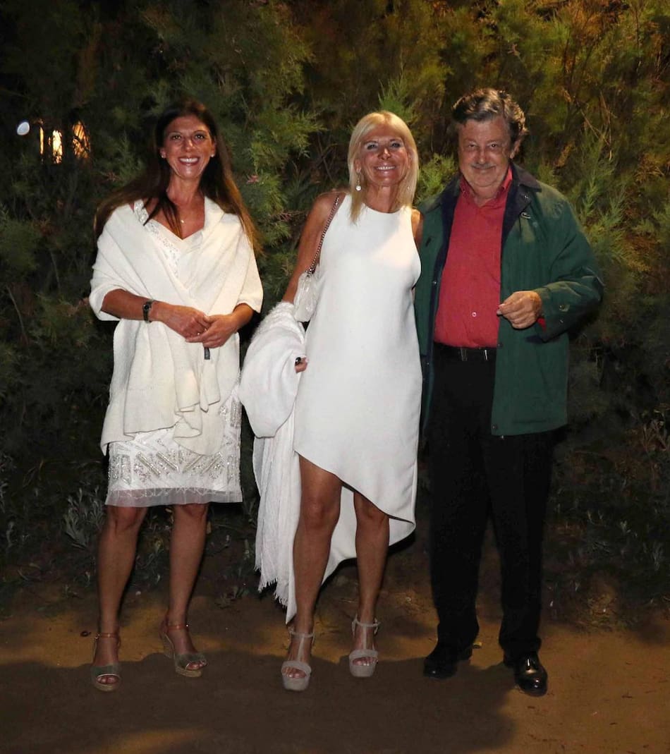 Fiesta de HSBC - Rafaela y Teresa Castaldo junto a Miguel Schapire