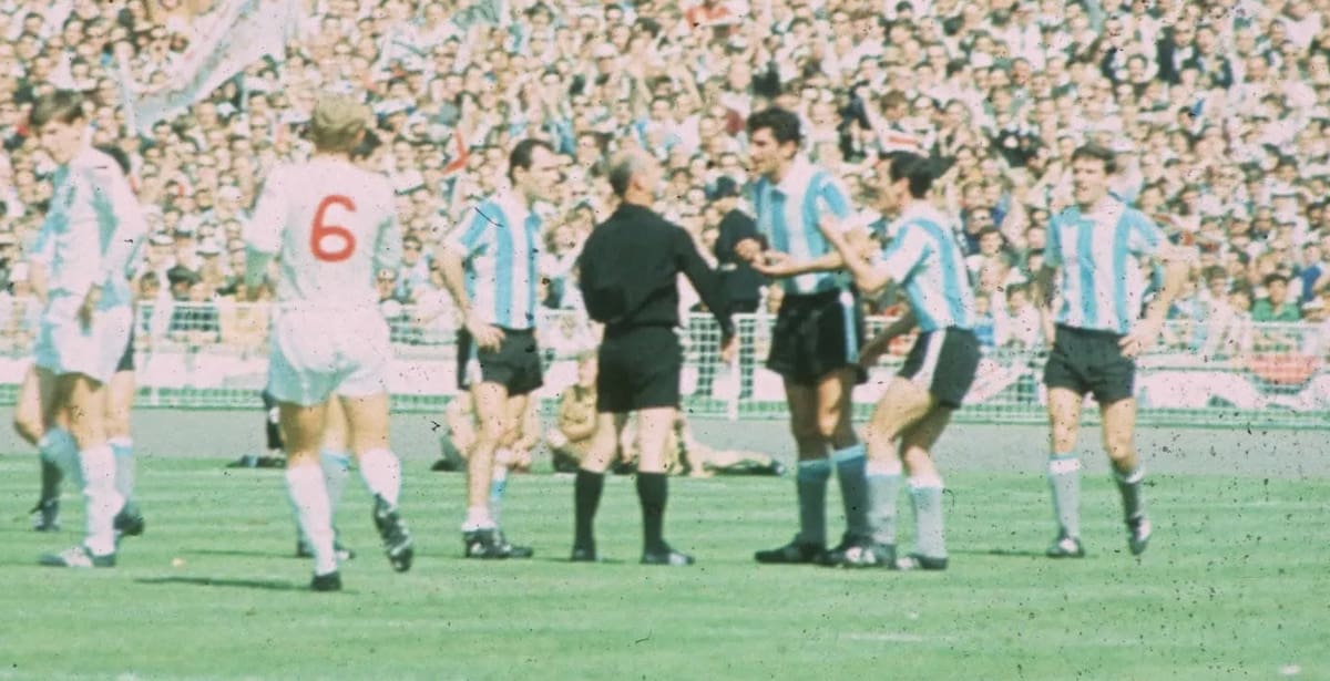 Argentina vs Inglaterra en 1966