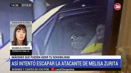 Ataque a Melisa Zurita: así detuvieron a la agresora cuando trataba de huír