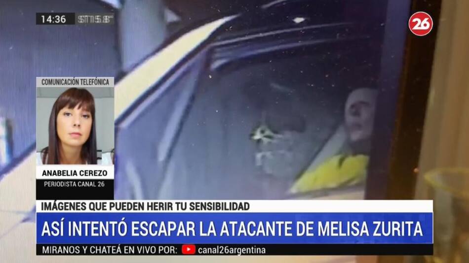 Ataque a Melisa Zurita, así detuvieron a la agresora, Canal 26