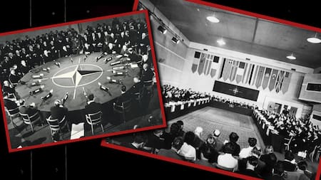 Reuniones de la OTAN en la Guerra Fría. Fotos: 26 Historia / archivo Google.