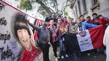 Último adiós a Carlitos Balá en el cementerio de La Chacarita