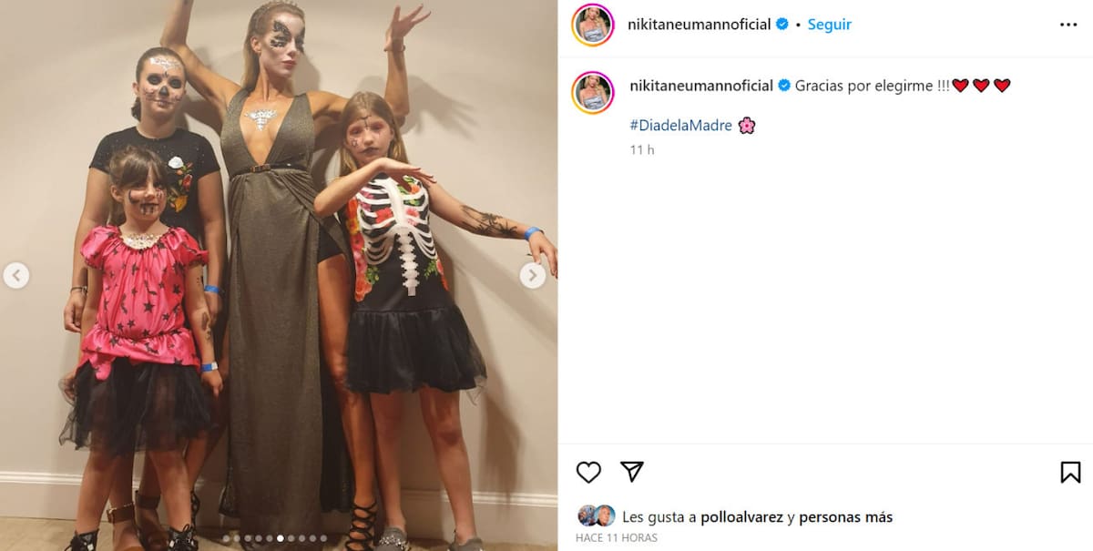 Nicole Neumann desactivó los comentarios del posteo. Foto: Instagram.